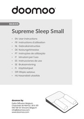 doomoo Supreme Sleep Small Instrucciones De Uso