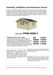 Lemeks Palmako FR44-4040-1 Instrucciones De Montaje, Instalación Y Mantenimiento