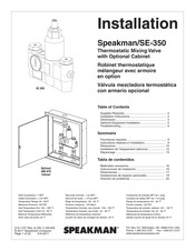 Speakman SE-350 Manual Del Usuario