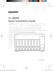 QNAP TL-D800C Guía De Instalación Rápida