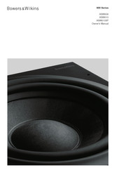 Bowers & Wilkins ASW610XP-BK Manual Del Propietário