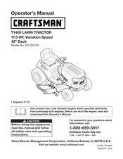 Craftsman 247.203730 Manual Del Operador