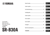 Yamaha SR-B30A Guía Rápida