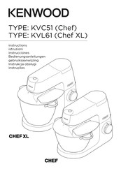 Kenwood Chef Elite KVC5320S Instrucciones