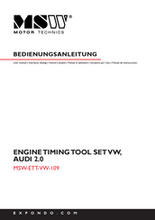 MSW Motor Technics MSW-ETT-VW-109 Manual De Instrucciones