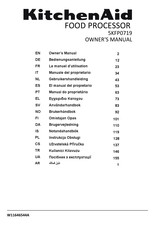 KitchenAid 5KFP0719 Manual Del Propietário