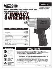 Matco Tools MT2220G Manual