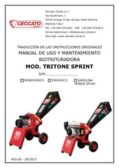 Ceccato Olindo TRITONE SPRINT Serie Manual Del Usuario