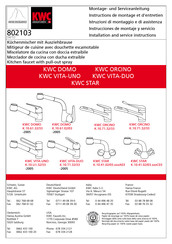Kwc STAR K.10.41.02 A03 Serie Instrucciones De Montaje Y Servicio