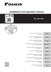 Daikin FWF02D Manual De Instalación Y Funcionamiento