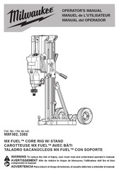 Milwaukee MXF302 Manual Del Operador