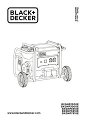 Black and Decker BXGNP5510E Manual De Instrucciones