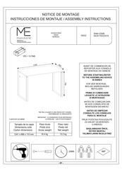 MARCKERIC 8435178322579 Instrucciones De Montaje