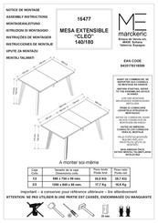 MARCKERIC CLEO 16477 Instrucciones De Montaje