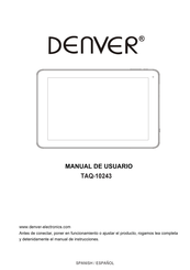 Denver TAQ-10243 Manual De Usuario