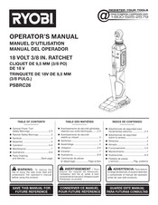 Ryobi PSBRC26 Manual Del Operador