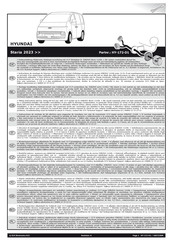 ECS Electronics HY-172-D1 Instrucciones De Montaje