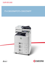 Kyocera FS-C8025MFP Guía De Uso