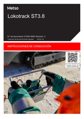 metso Lokotrack ST3.8 Traducción De Las Instrucciones Originales