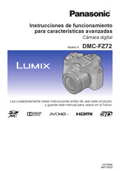 Panasonic LUMIX DMC-FZ72 Instrucciones De Funcionamiento