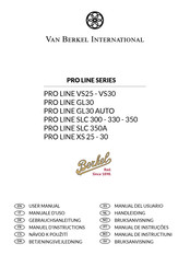Van Berkel International PRO LINE SLC 300 Manual Del Usuario