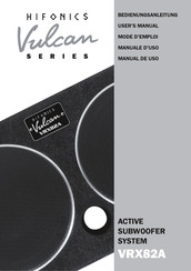 Hifonics Vulcan VRX82A Manual De Uso