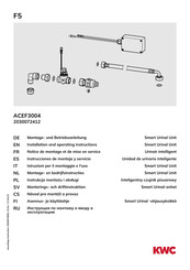 KWC ACEF3004 Instrucciones De Montaje Y Servicio