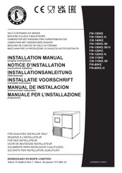 Hoshizaki FM-120KE-N Manual De Instalación