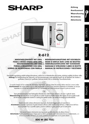 Sharp R-612 Manual De Instrucciones