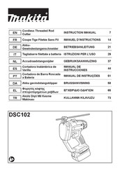 Makita DSC102Z Manual De Instrucciones