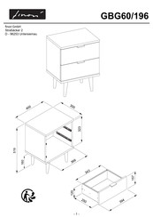 finori GBG60/196 Instrucciones De Montaje