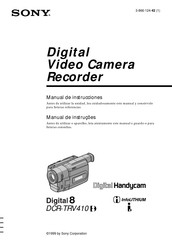 Sony Digital 8 DCR-TRV410 Manual De Instrucciones