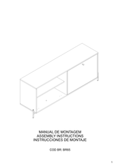 BRV MÓVEIS BR65 Instrucciones De Montaje