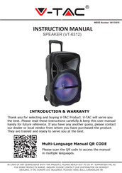 V-TAC 7737 Manual De Instrucciones