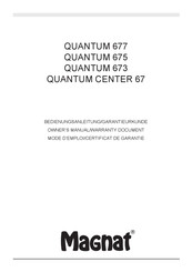 Magnat QUANTUM 677 Manual Del Usuario