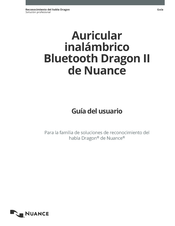 NUANCE Bluetooth Dragon II Guia Del Usuario