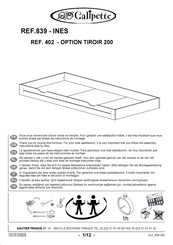 Galipette 402 Manual De Instrucciones