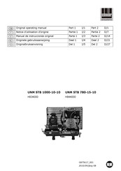 Schneider Airsystems UNM STB 1000-10-10 Manual De Instrucciones Original