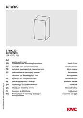 KWC STRX220 Instrucciones De Montaje Y Servicio