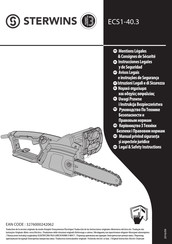 STERWINS ECS1-40.3 Instrucciones Legales Y De Seguridad