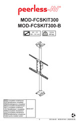 peerless-AV MOD-FCSKIT300 Manual De Instrucciones