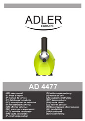 Adler europe AD 4477 Manual De Uso