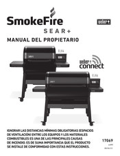 Weber SmokeFire SEAR + ELX6 Manual Del Propietário