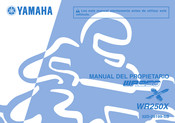 Yamaha WR250X 2013 Manual Del Propietário