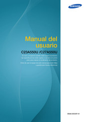 Samsung C27A550U Manual Del Usuario