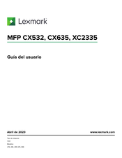 Lexmark CX635 Guia Del Usuario