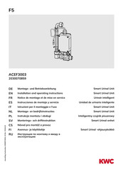 KWC ACEF3003 Instrucciones De Montaje Y Servicio