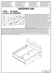 Dedeman SARDINIA 180 Instrucciones De Montaje