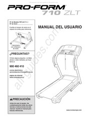 Pro-Form 710 ZLT Manual Del Usuario