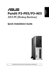 Asus Pundit P3-AE5 Guía De Instalación Rápida